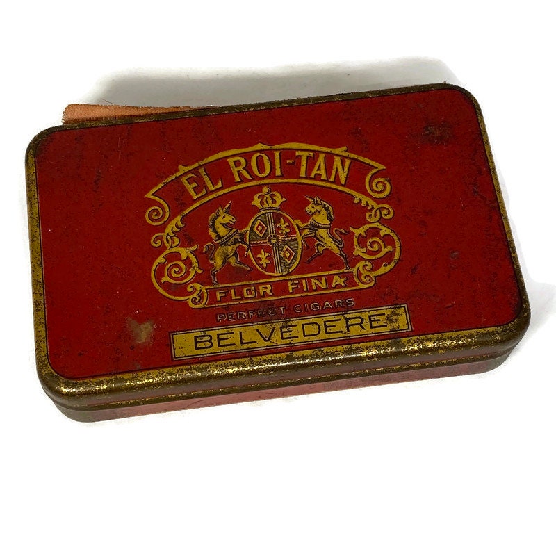 Tin cigar online box