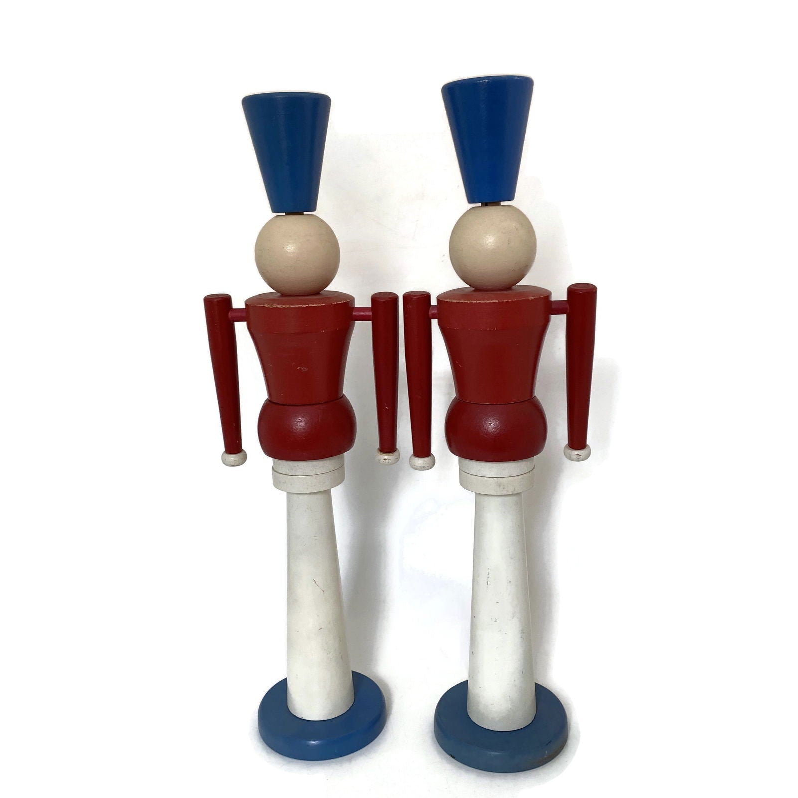 Antique Wood Toy Soldiers - Duckwells