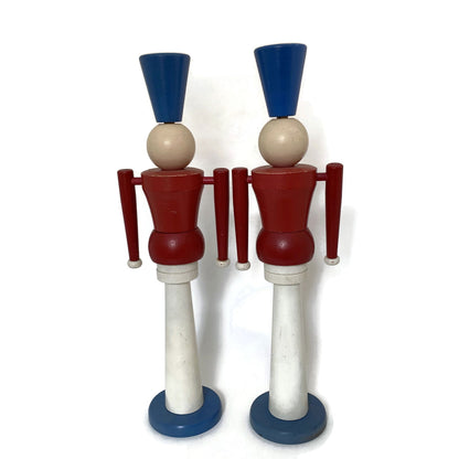 Antique Wood Toy Soldiers - Duckwells