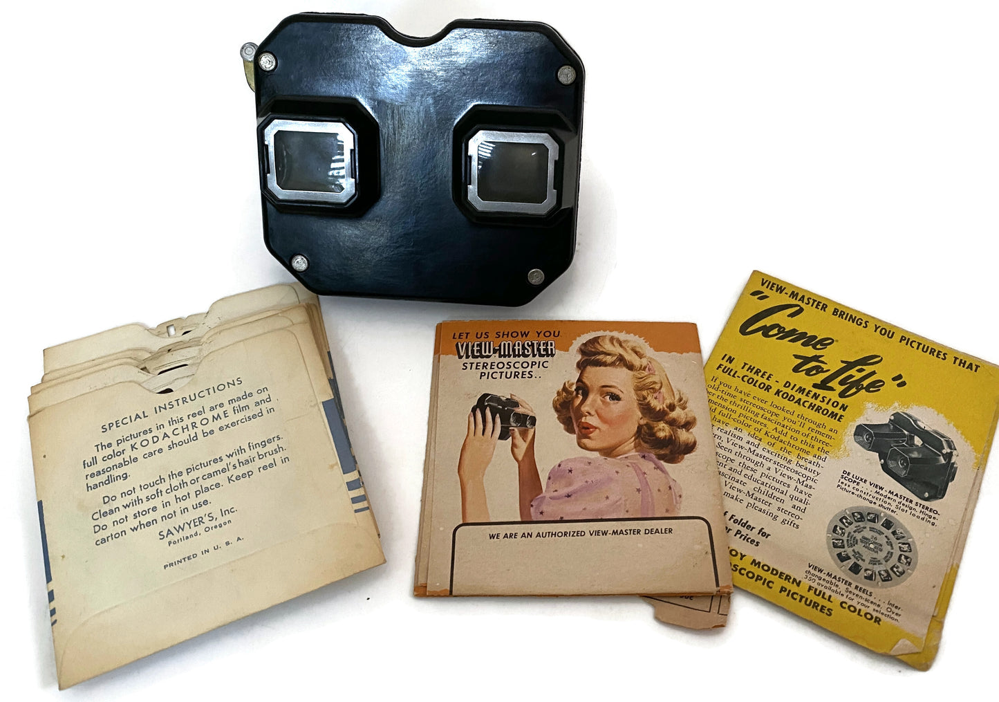 Vintage Midcentury View Master and Reels