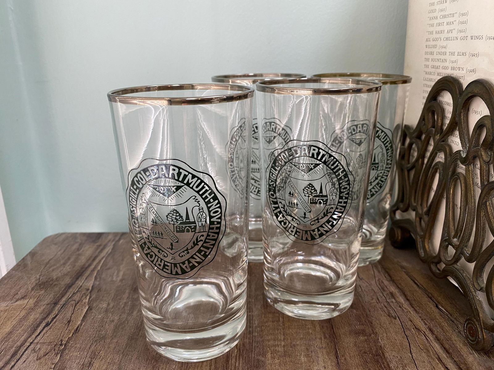 Midcentury Dartmouth College Glassware - Duckwells