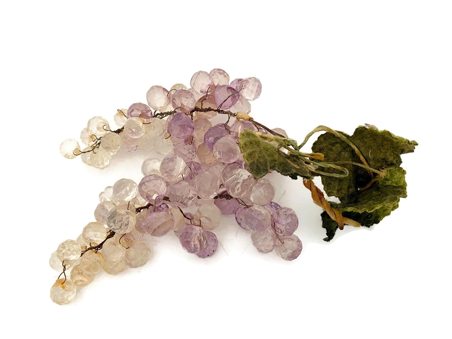 Midcentury Lucite Faceted Grape Bunch - Duckwells