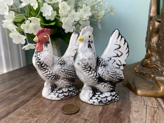 Vintage Chickens Salt and Pepper Shakers