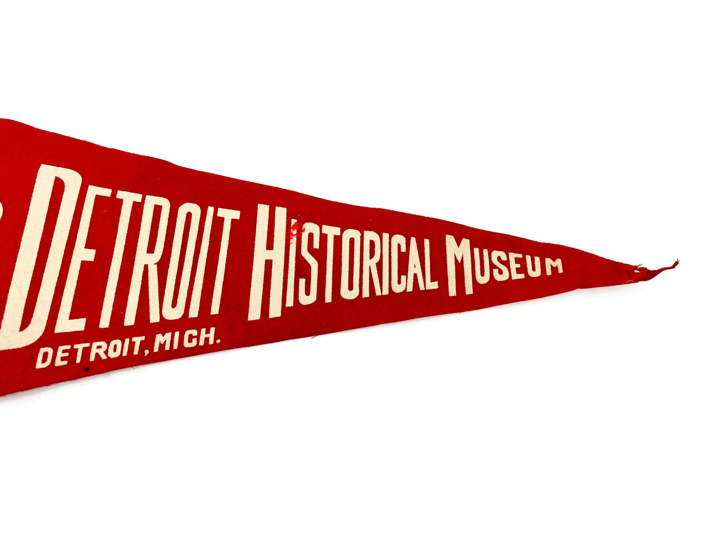 Vintage Detroit Historical Museum Pennant