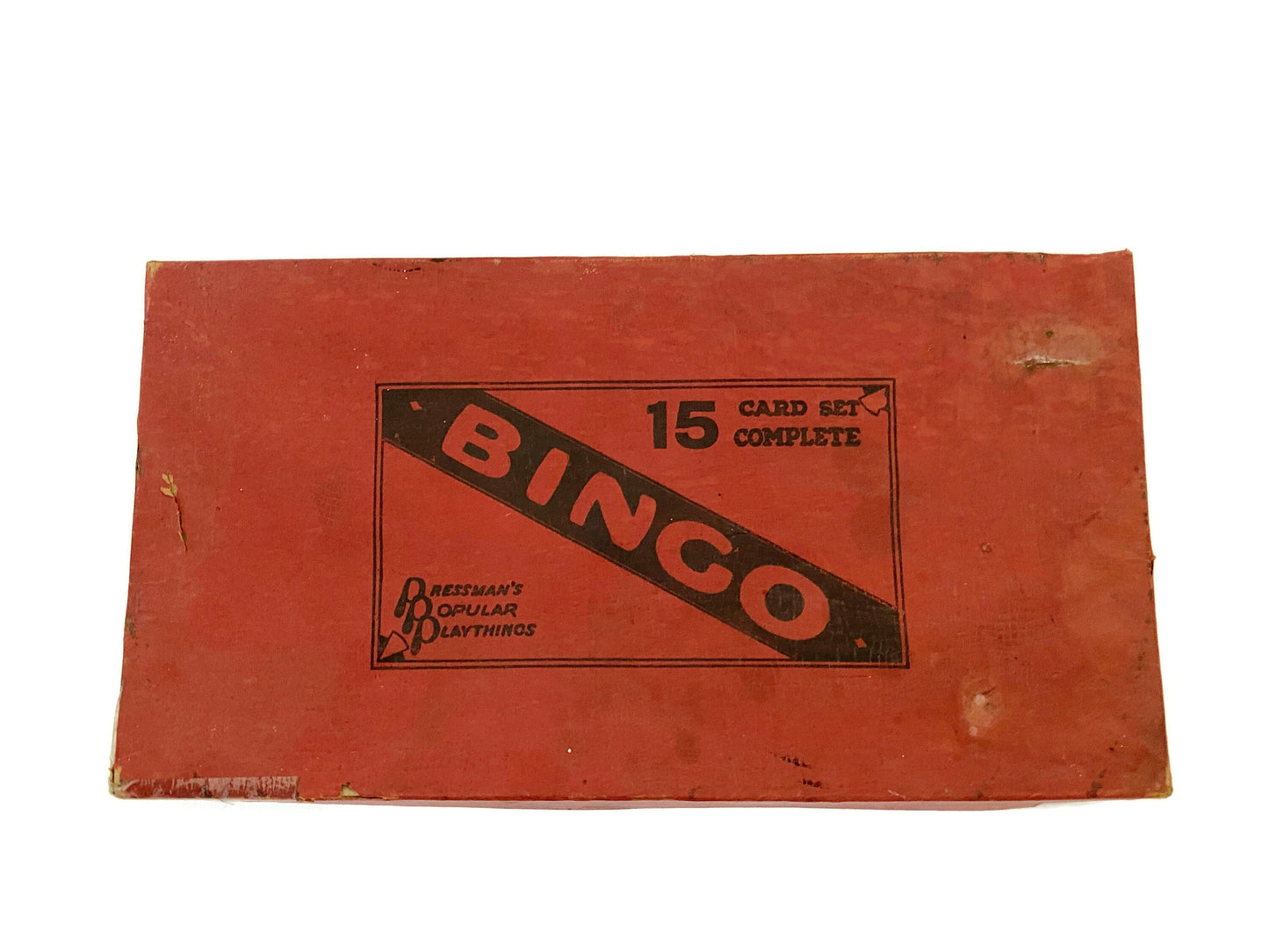 Antique Bingo Game by Pressman's Popular Playthings