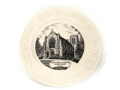 Vintage Church of Mediator in Kingsbridge, Bronx New York Collectible Plate