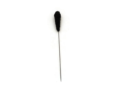 Antique Black Beaded Hatpin