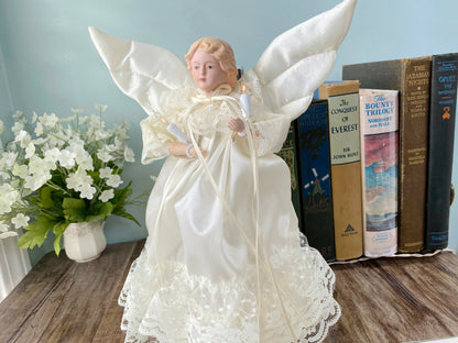 Midcentury Angel Lighted Christmas Tree Topper