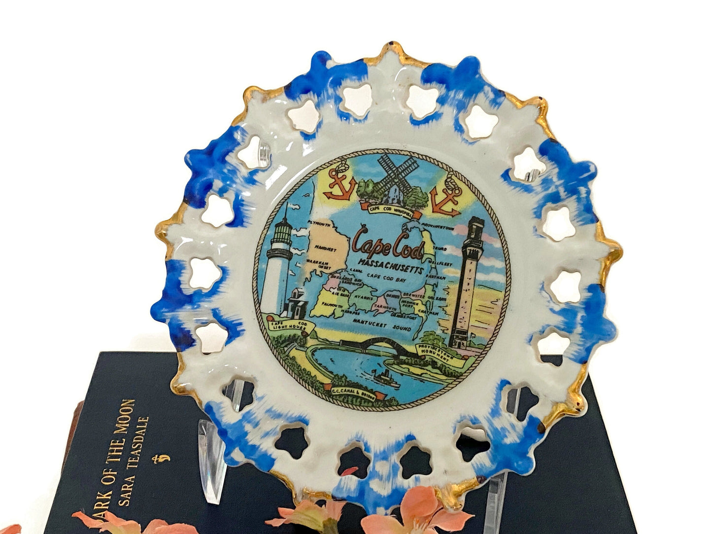 Vintage Cape Cod Souvenir Collectible Small Plate