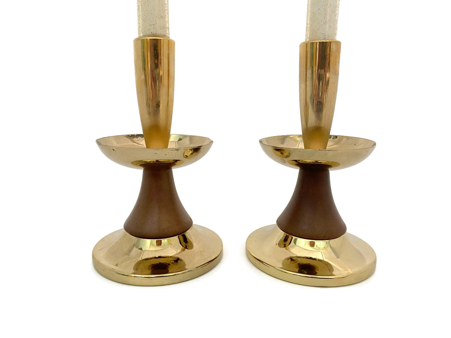 Midcentury Butane Candles and Candleholders by Hellerware