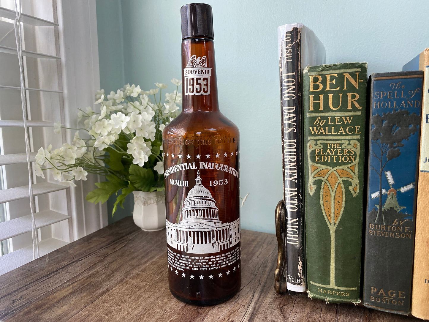 1953 Presidential Inaugural Bottle by Old Boston