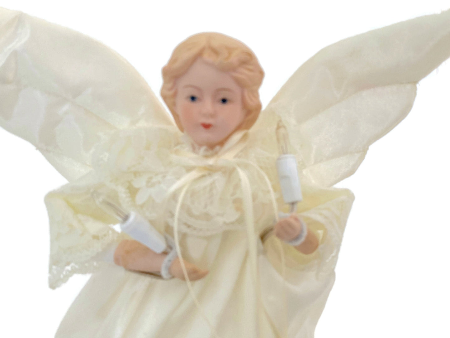 Midcentury Angel Lighted Christmas Tree Topper