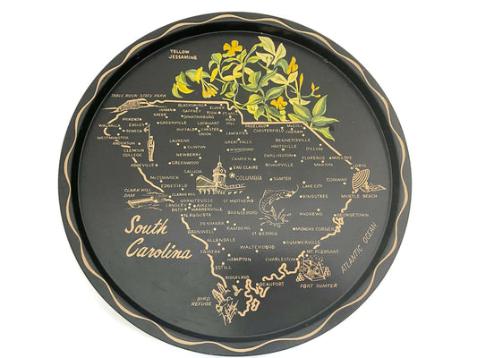 Mid Century South Carolina Souvenir Tray