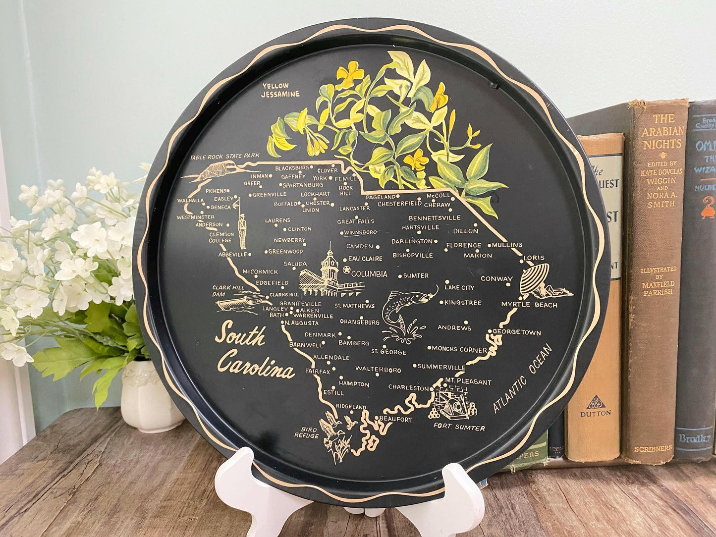 Mid Century South Carolina Souvenir Tray