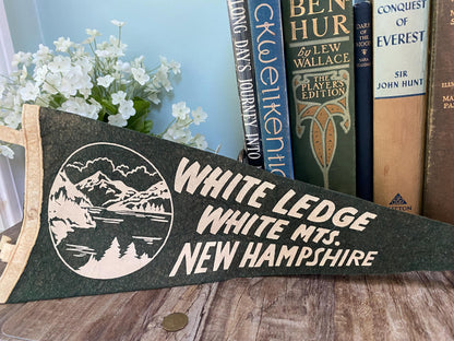 Vintage White Ledge White Mountains, NH Pennant