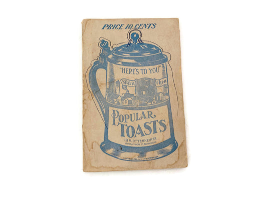 Antique Popular Toasts Booklet 1905