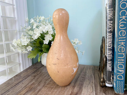 Vintage Wood Duckpin Bowling Pin