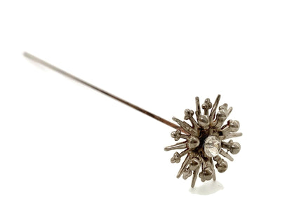 Antique Starburst Metal Hat Pin