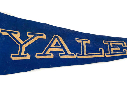 Vintage Yale Felt Pennant