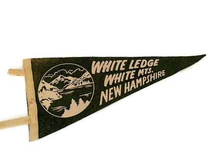 Vintage White Ledge White Mountains, NH Pennant