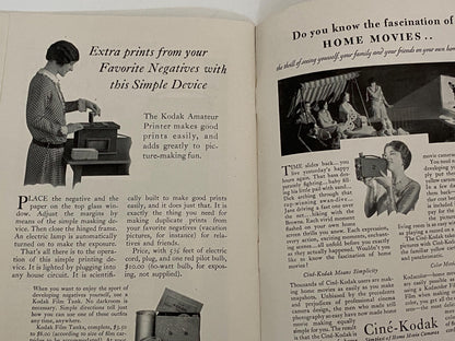 Vintage Kodakery Magazine for Amateur Photographers 1929