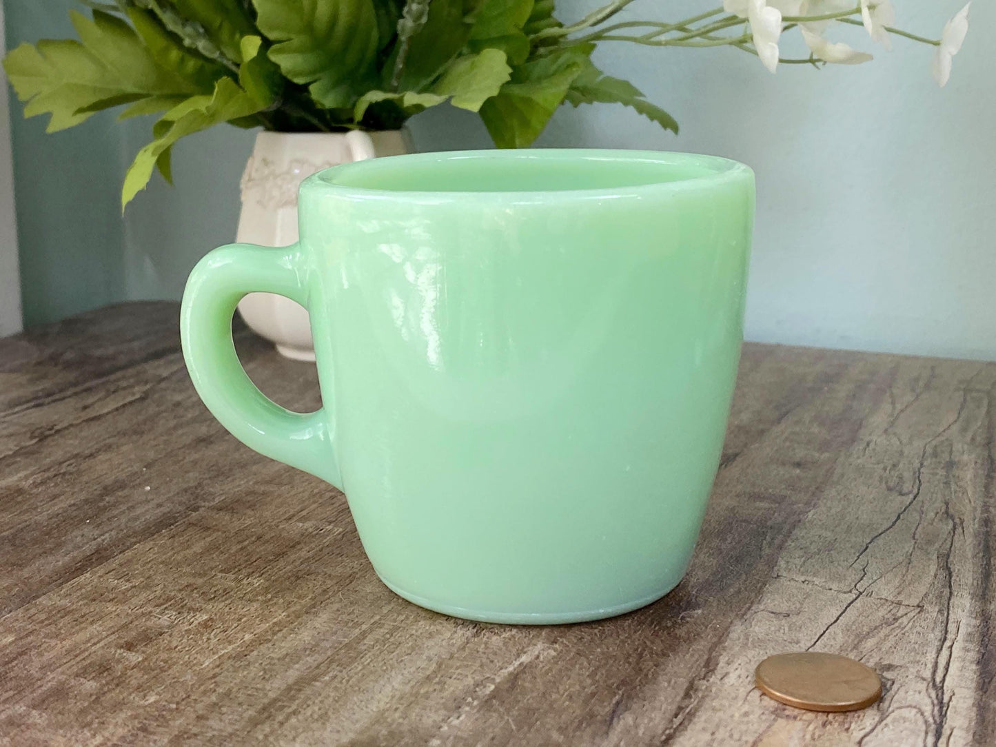 Vintage Fire King Jadeite Coffee Mug