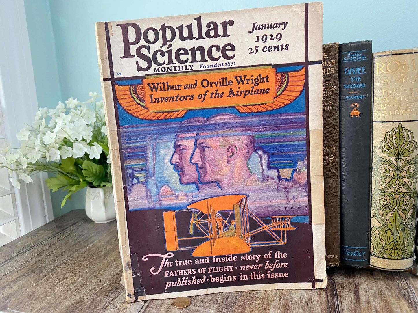 Vintage Popular Science Monthly Magazine January 1929 Edition