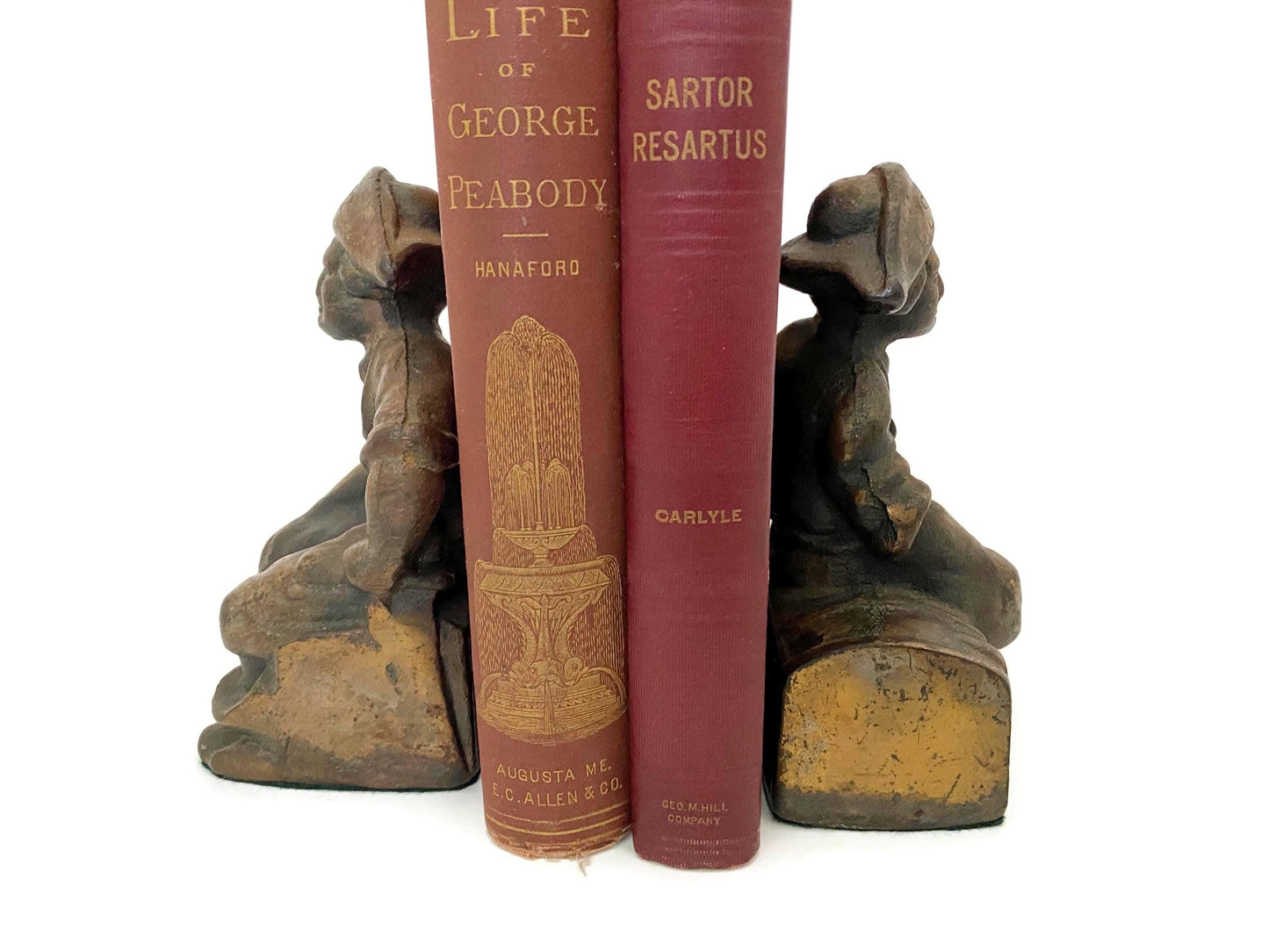 Vintage Cast Iron Pirate Bookends