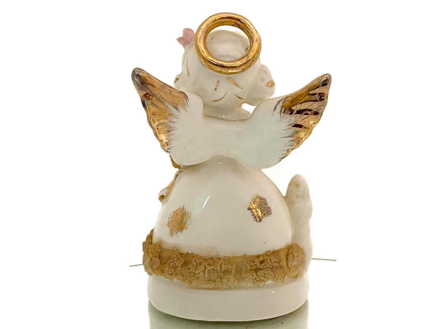 Midcentury Ceramic Birthday Angel April  by ART Japan