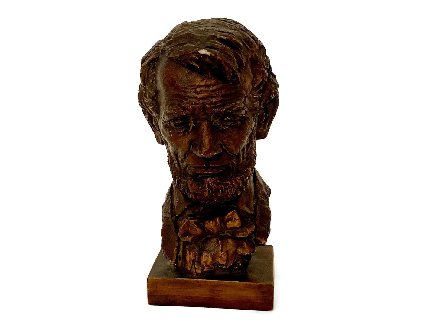 Vintage Abraham Lincoln Bust by sculptor, Jo Davidson