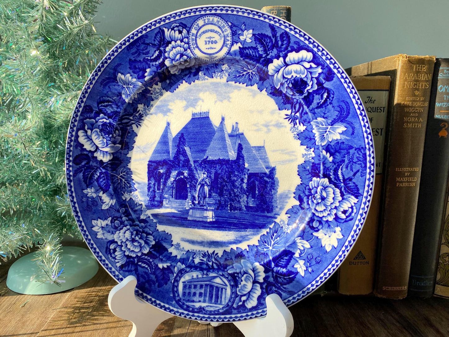 Antique Framingham Massachusetts Wedgwood Plate