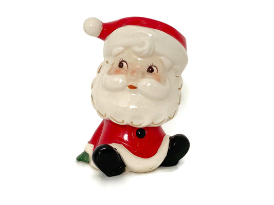 Vintage Santa Claus Ceramic Planter by Parma