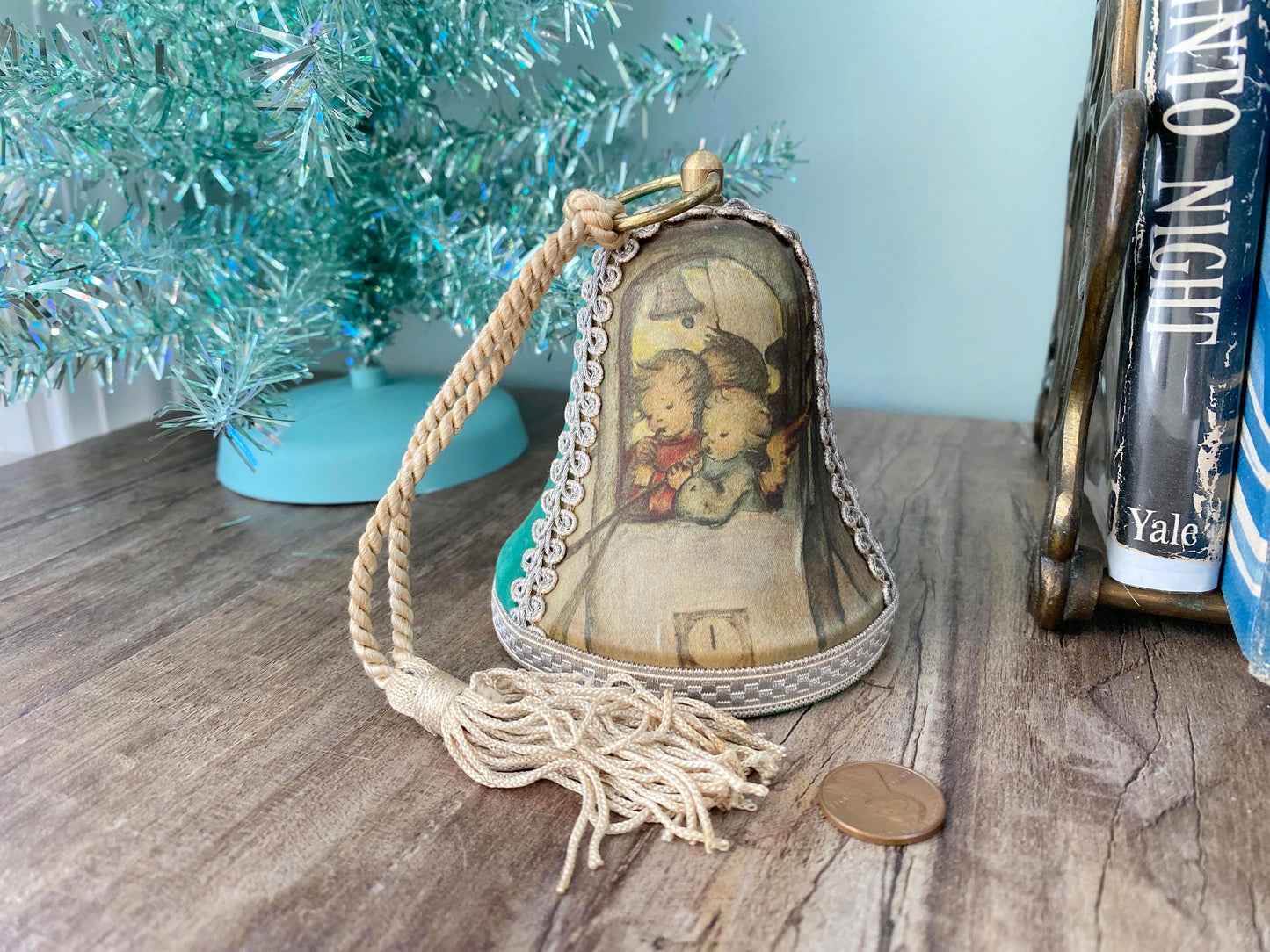 Vintage West German Musical Bell Ornament