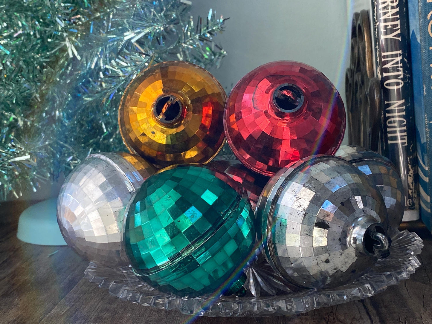 Vintage Bradford Plastic Christmas Ornaments