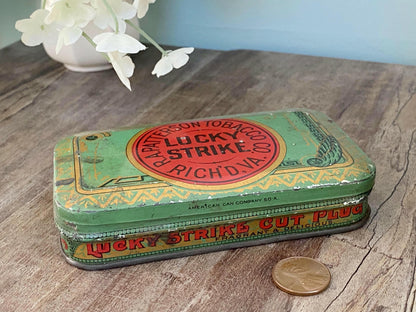 Antique Lucky Strike Tobacco Tin