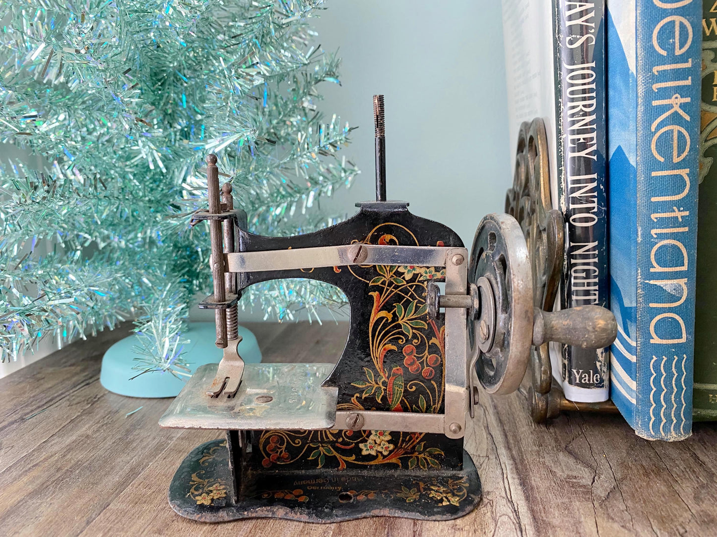 Antique German Toy Sewing Machine by Muller