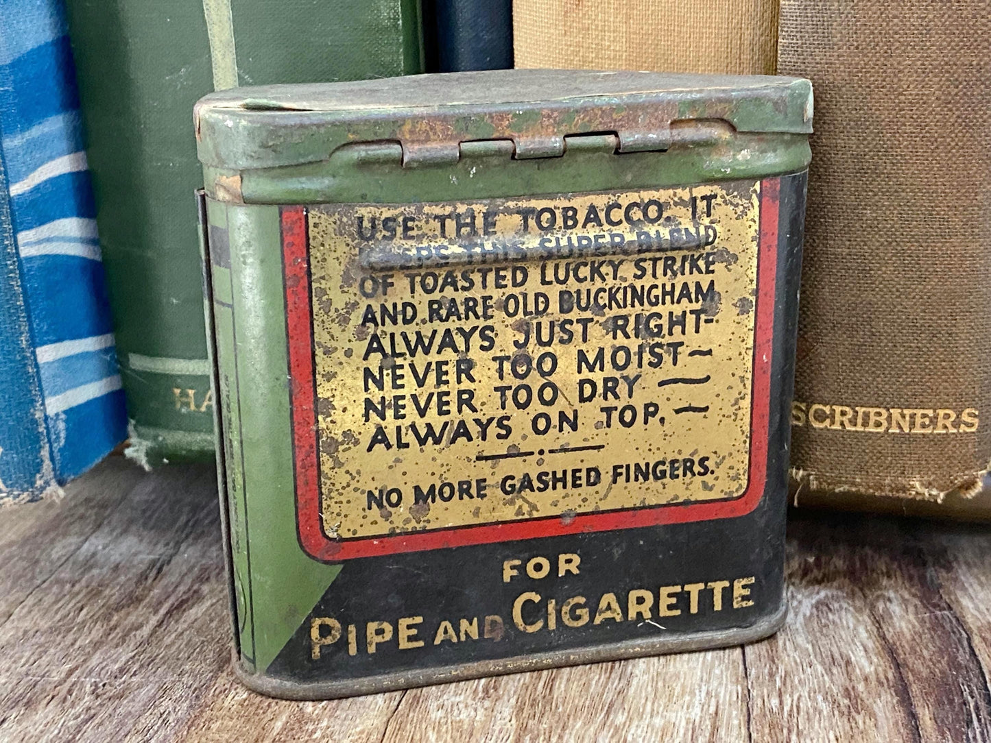 Vintage Half and Half Tobacco Tin