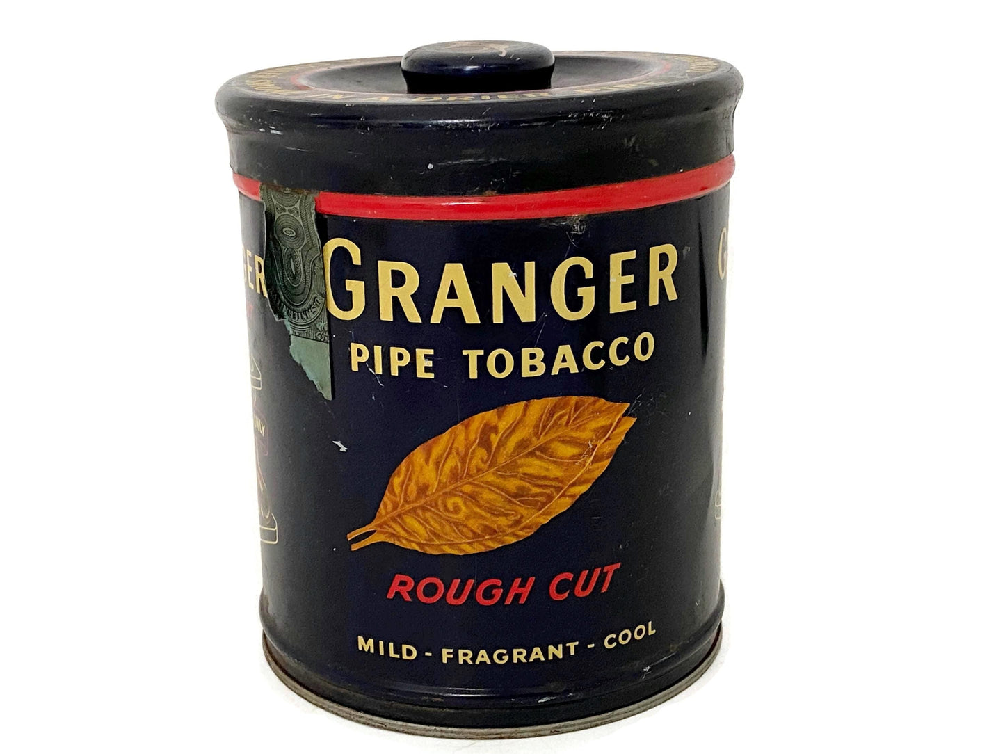 Vintage Granger Tobacco Tin with Handled Lid