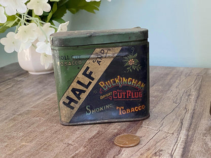 Vintage Half and Half Tobacco Tin