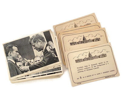 Vintage JFK Trading Cards at Duckwells