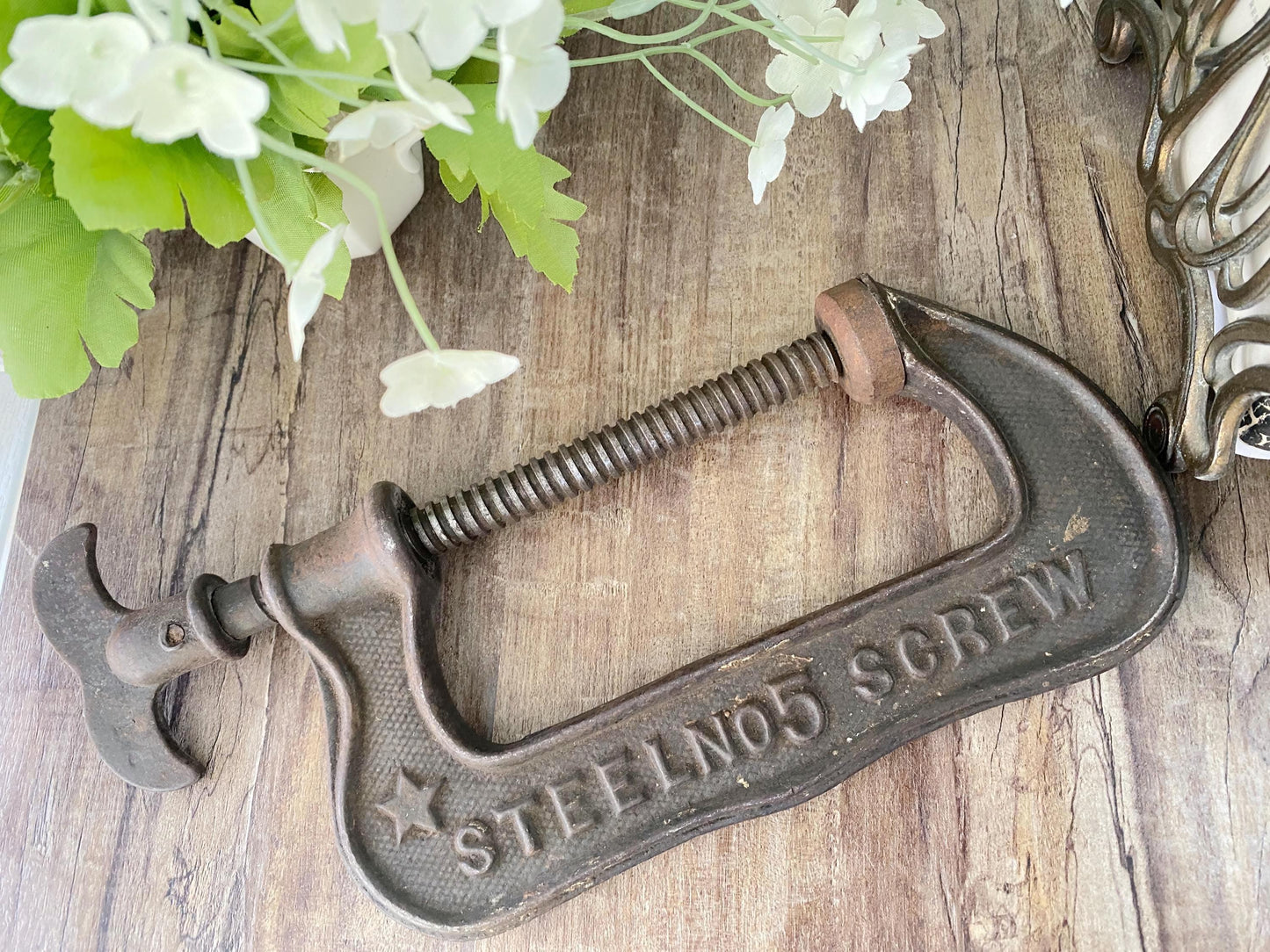 Vintage Clamp by P.S.&W Co. Forged in Southington, CT