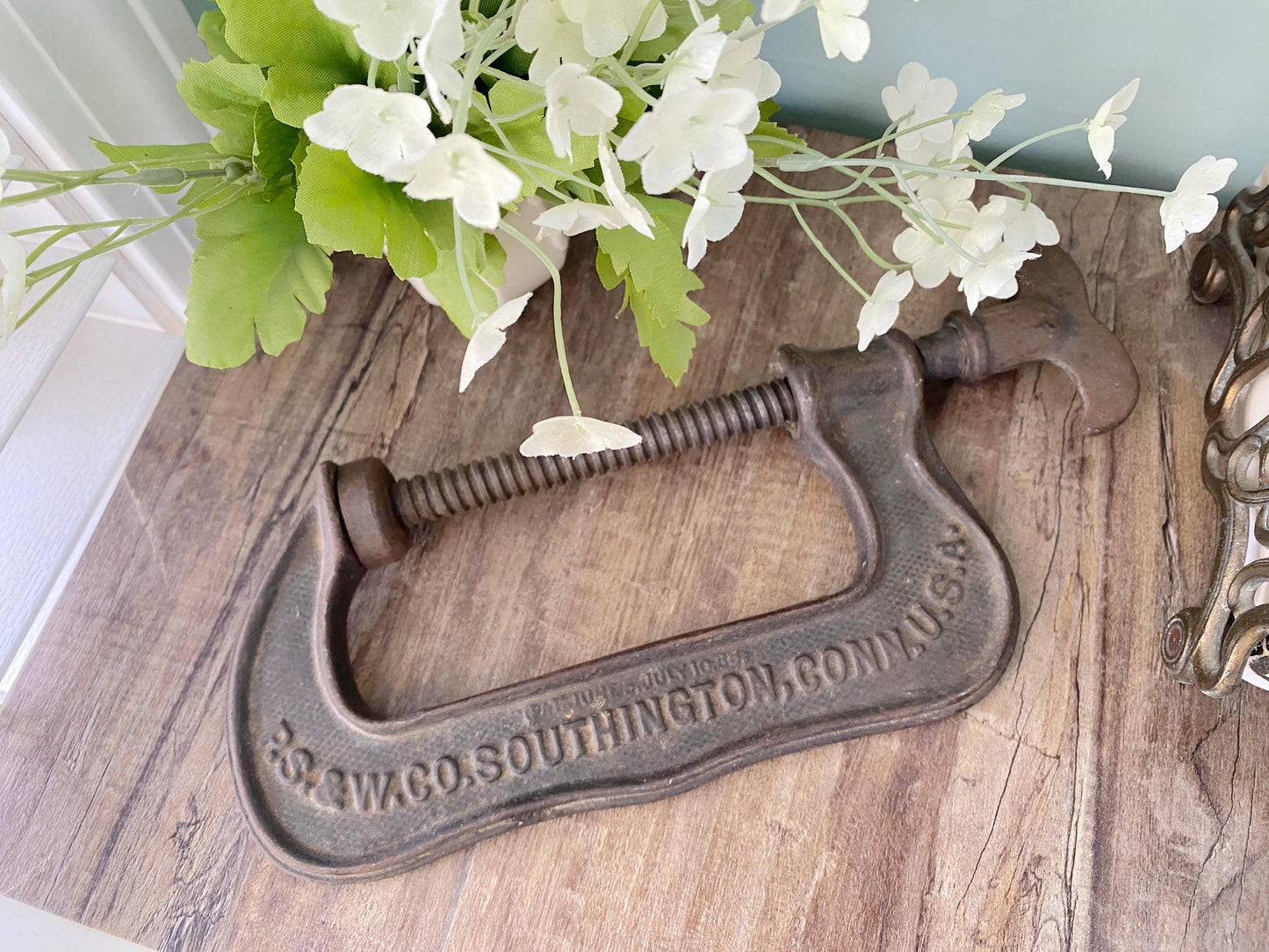 Vintage Clamp by P.S.&W Co. Forged in Southington, CT