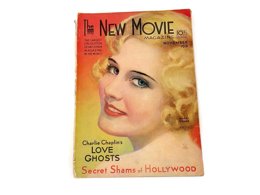 Vintage The New Movie Magazine 1931 Edition