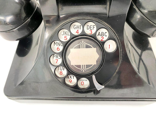 Vintage Art Deco Rotary Dial Telephone