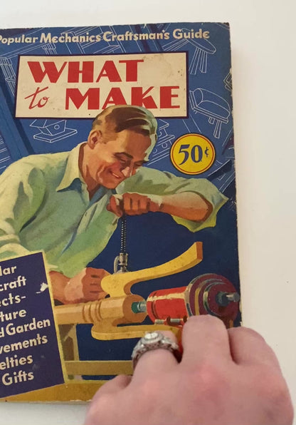 Vintage Popular Mechanics What to Make Softbound Book