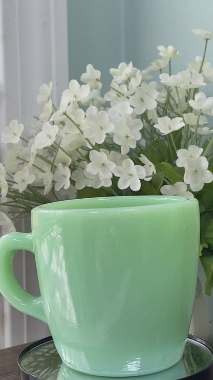 Vintage Fire King Jadeite Coffee Mug