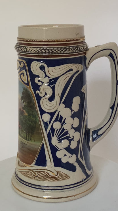 Antique Stein Souvenir of the Bunker Hill Monument