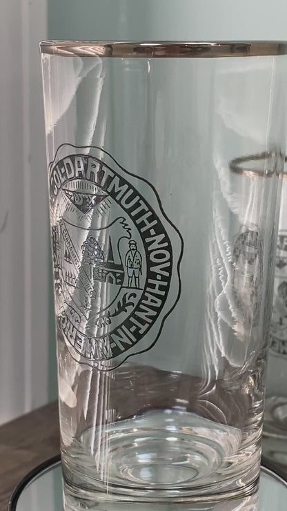 Midcentury Dartmouth College Glassware