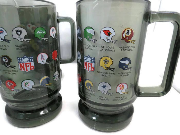 1970s NFL Glass Mugs – Duckwells