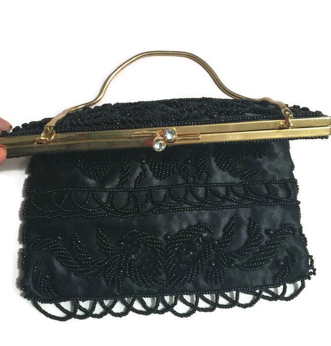 Black Lace Bridal Clutch, Mother of the Bride Satin Wedding Purse, Lace  Bridesmaid Clutch, Eight Inch Frame, - Etsy